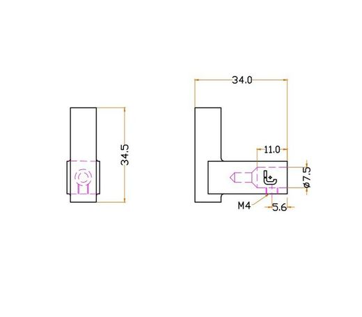 Bouton tubulaire JOLIE CORE J-0230