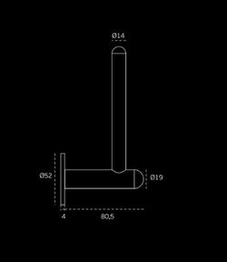 Presse-papiers vertical IN.52.303 JNF WC2303