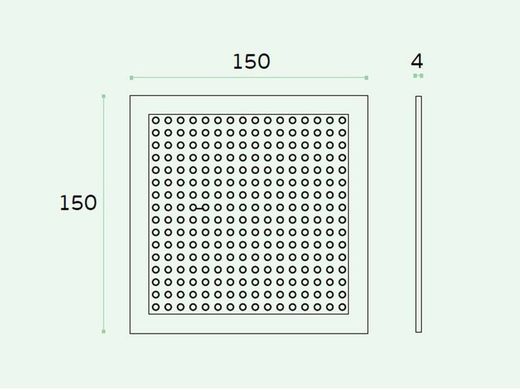 Grille de ventilation IN.23.032.A JNF JV2860IM15