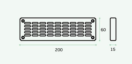 Grille de ventilation IN.23.034.A JNF JV2860IM20
