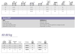Roue double 1-0614 Alex VR0614PLSF