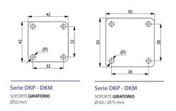 Roue double 1-0617 Alex VR0614PLCF