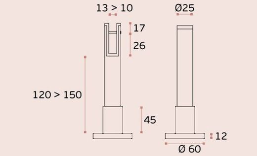 Support de jambe SM.025 JNF WC9002IM00