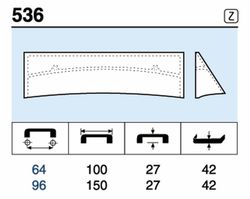 Poignée de coquillage 536 Réunion industrielle A1536