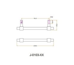 Poignée noire Jolie CROSS