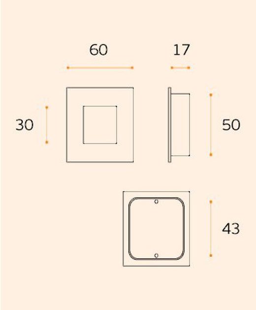 Poignée à mortaiser IN.16.414 JNF AC0078