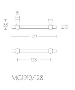 Poignée Formani Timeless MG1910/128