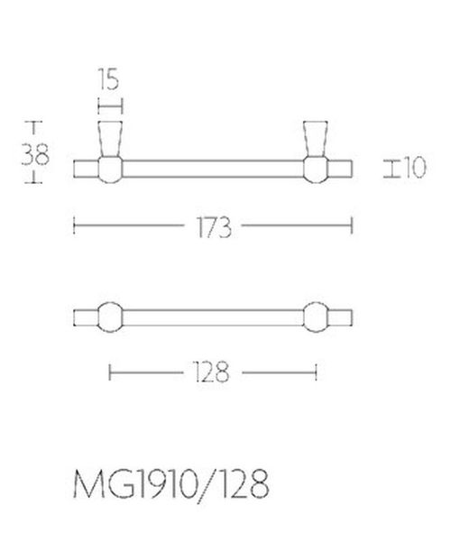 Poignée Formani Timeless MG1910/128