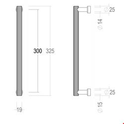ROYAL MA6167 Manche moleté Quincalux