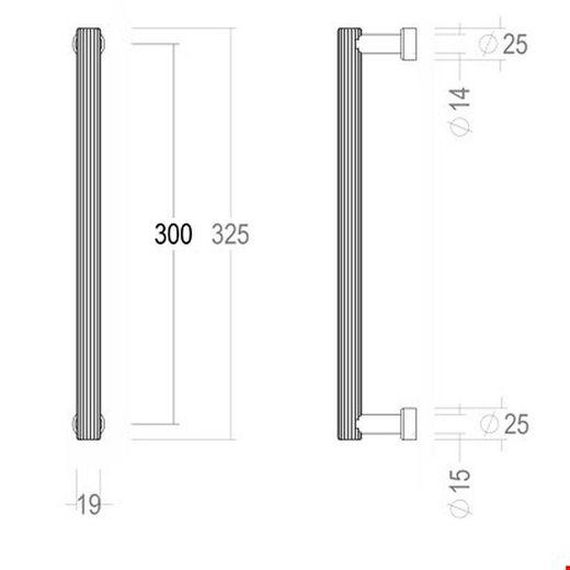 ROYAL MA6167 Manche moleté Quincalux