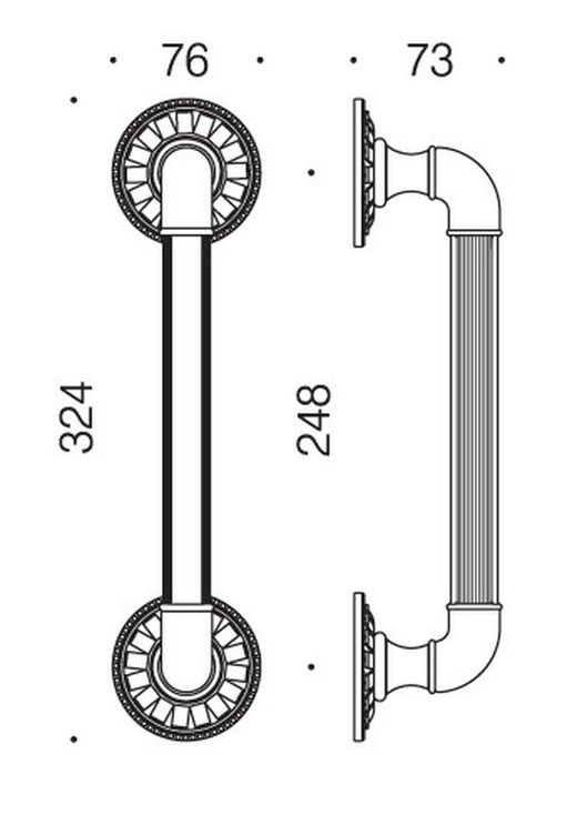 Poignée Impero Antologhia Colombo MA3120LN00
