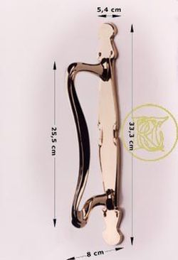 Plaque de poignée moderniste MA0051LP00