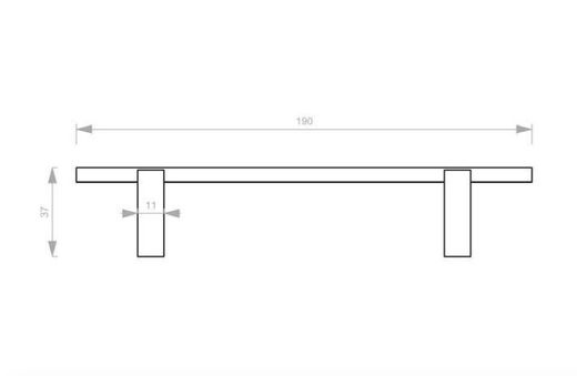 Poignée modèle DAUBY PURE réf. 9936