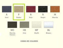 Poignée profilée en cuir C&P A6006