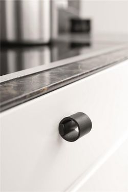 Tambour 543360032 Furnipart A5433 poignée en cuir nickelé