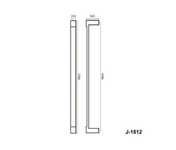 JOLIE ANVIL manche plat noir