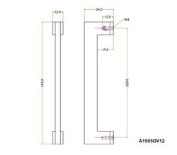 Poignée plate JOLIE EVOKE en or antique