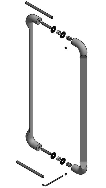 Poignée de porte Formani GL500 PA RIVIO MA2822