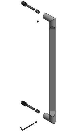 Poignée de porte Formani MA2825 GL501 NP RIVIO