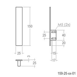 Poignée 159 Quincalux A4159