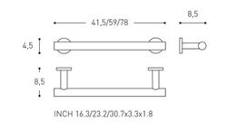Porte-serviettes Architecte 2050164 2050165 Cosmic WC2055