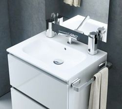 Porte-serviettes Line, finition chromée, 2690164 Cosmic WC2555CR40