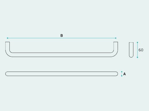 Porte-serviettes Tonda IN.41.141.19 JNF WC4114