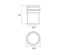Butée de porte IN.13.122 JNF UT1122IM25