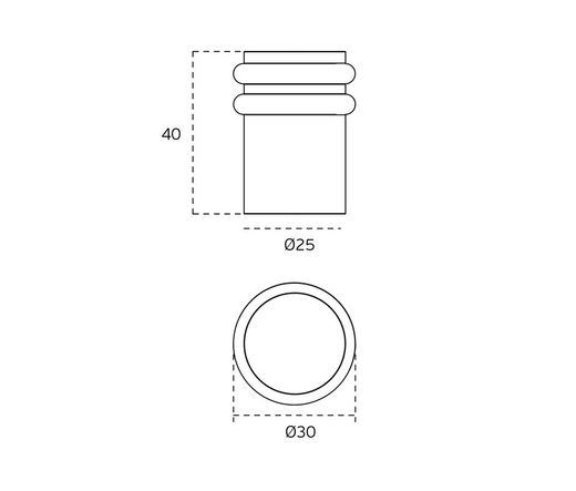 Butée de porte IN.13.122 JNF UT1122IM25
