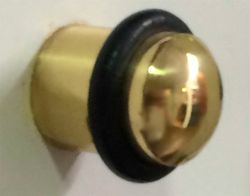 Butée de porte en laiton poli Tupai UT1290LP00