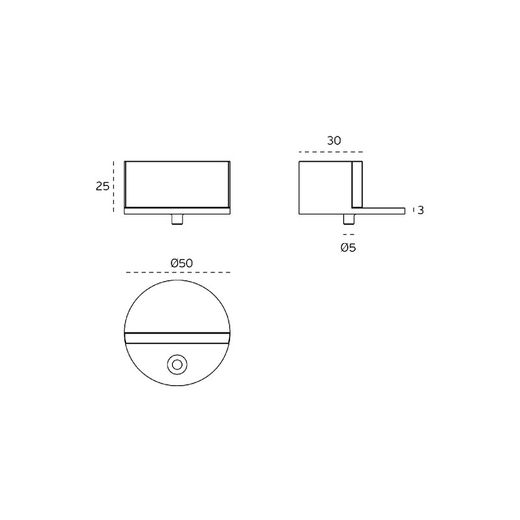 Arrêt demi-lune IN.13.004 JNF UT3004IM00