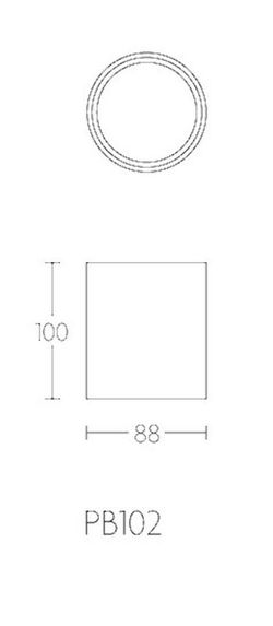 Formani Piet Boon WC2713 Verre de comptoir