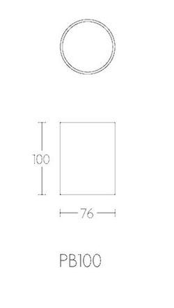 Formani Piet Boon WC2713 Verre de comptoir