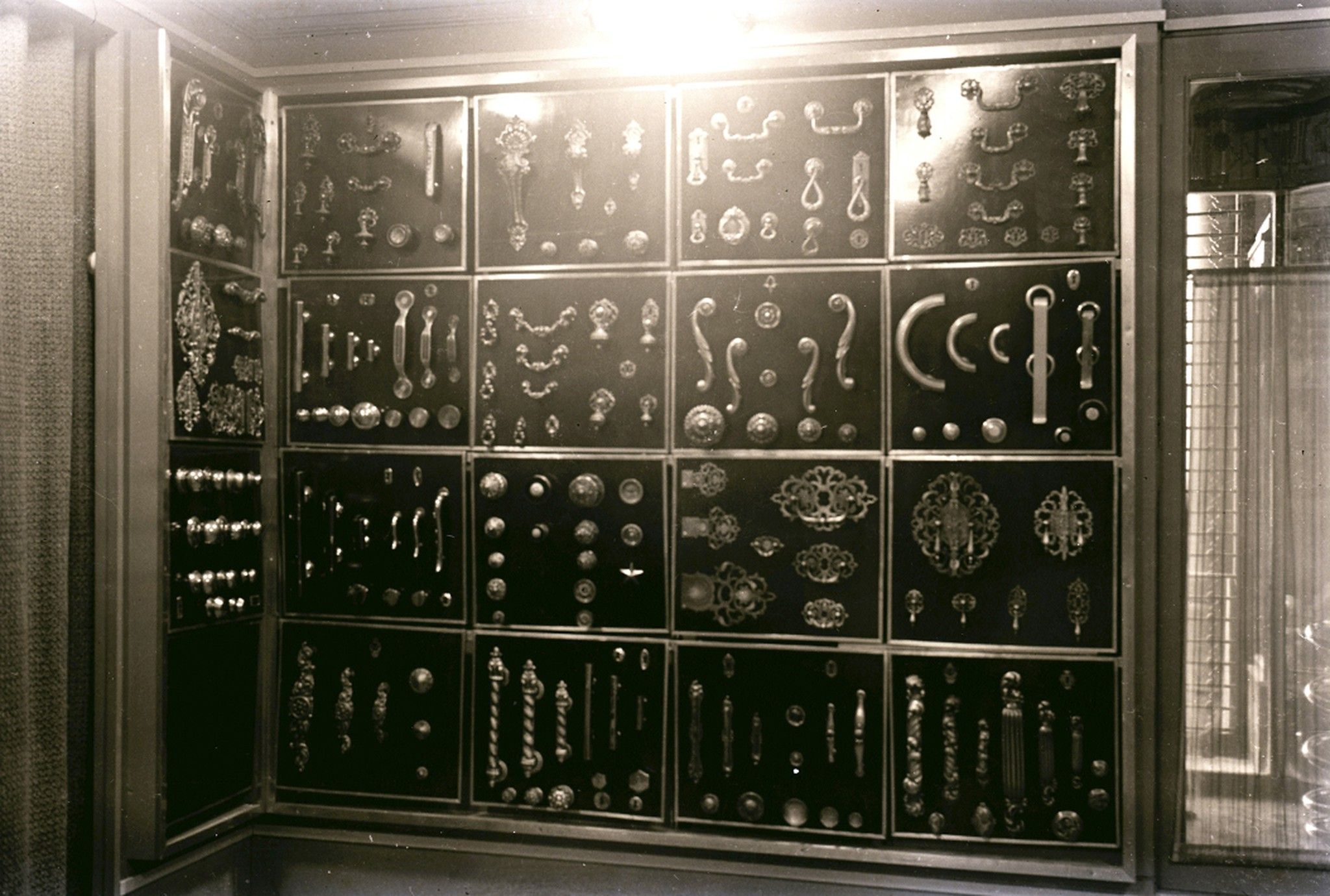 Muestrario de la tienda antiguamente