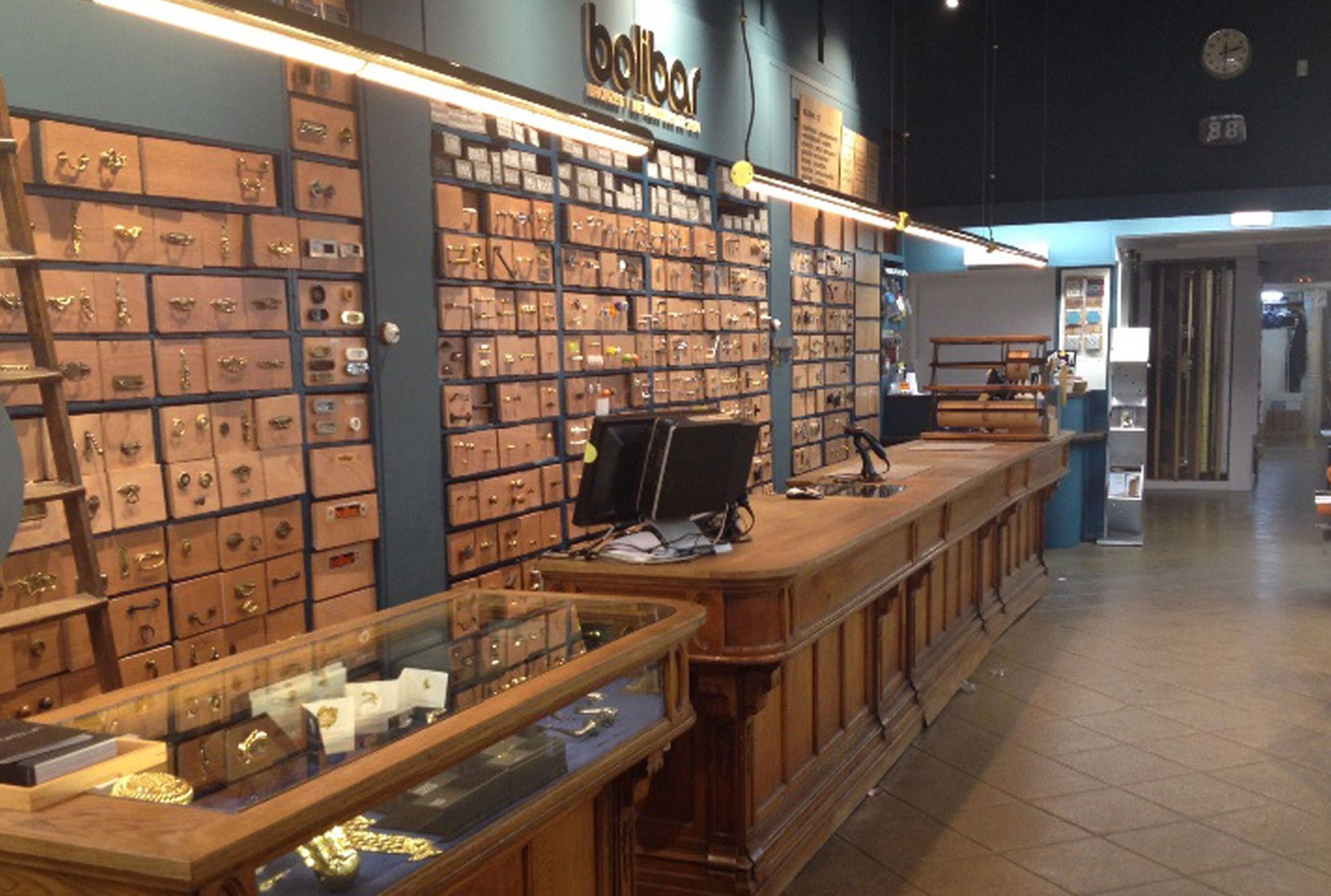 El interior del establecimiento en la actualidad